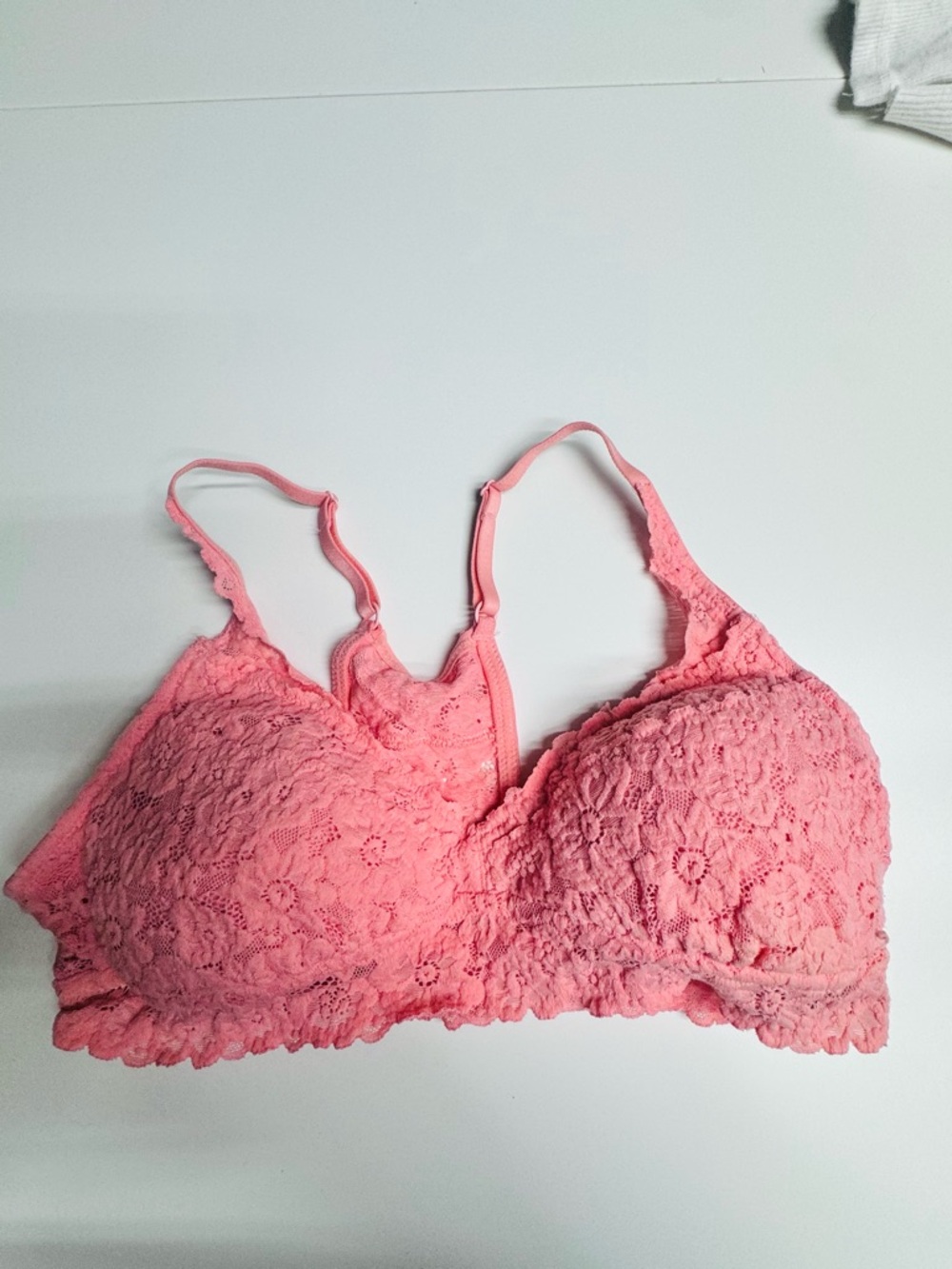 Aerie Coral Lace Bralette - Women's Intimates